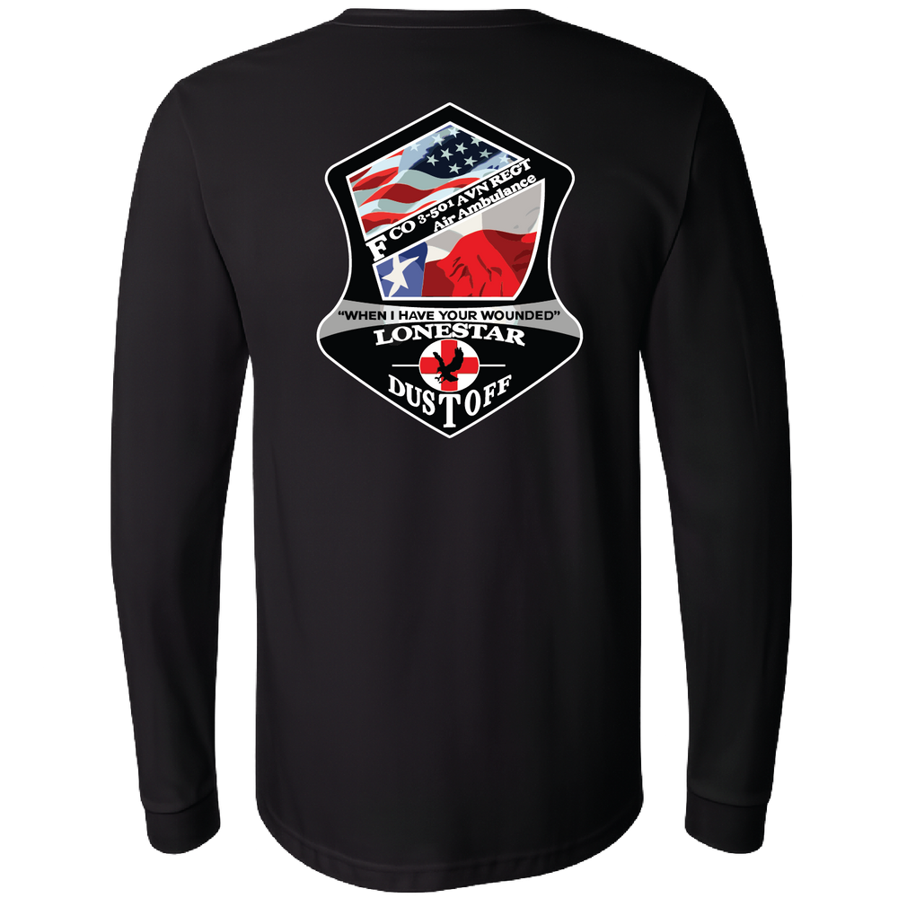F Co, 3-501 AVN "Lonestar Dustoff" Long Sleeve T-Shirt