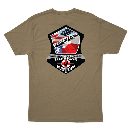 F Co, 3-501 AVN "Lonestar Dustoff" Tan T-Shirt