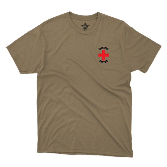 F Co, 3-501 AVN "Lonestar Dustoff" Tan T-Shirt