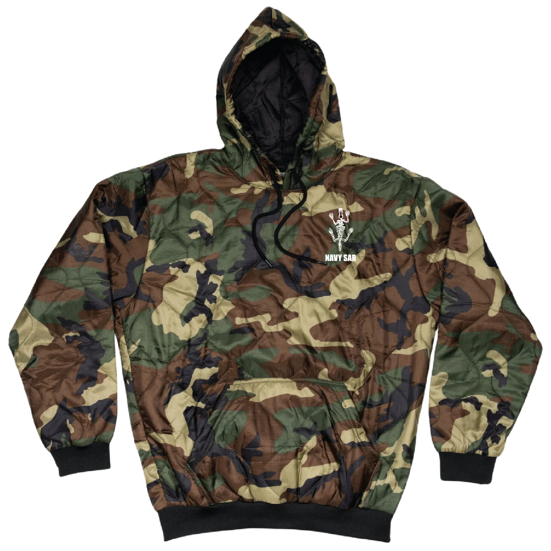 Woobie Hoodie — HSC-2 SAR Field Hoodie Embroidery - White
