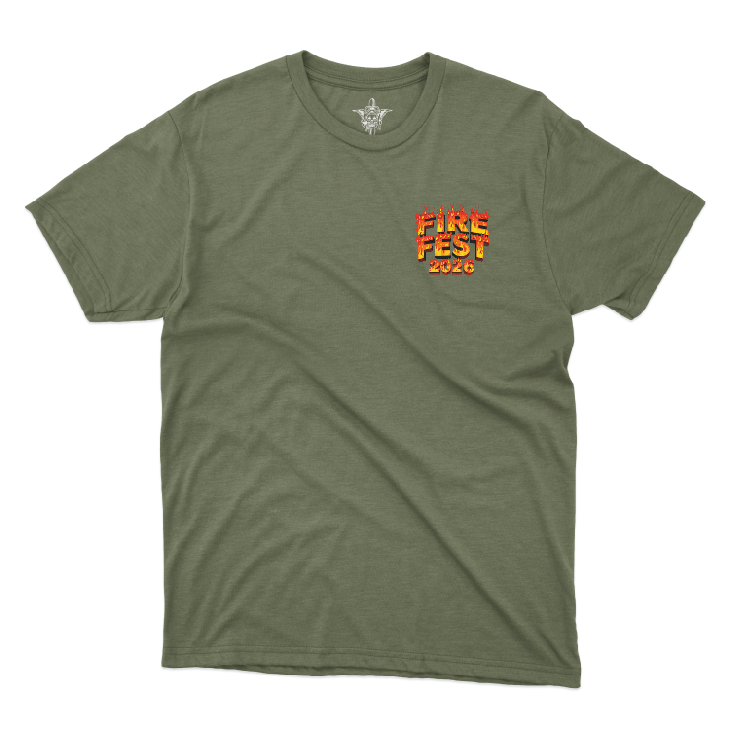 Fire Fest 26_tee_heathermilitarygreen_front.png