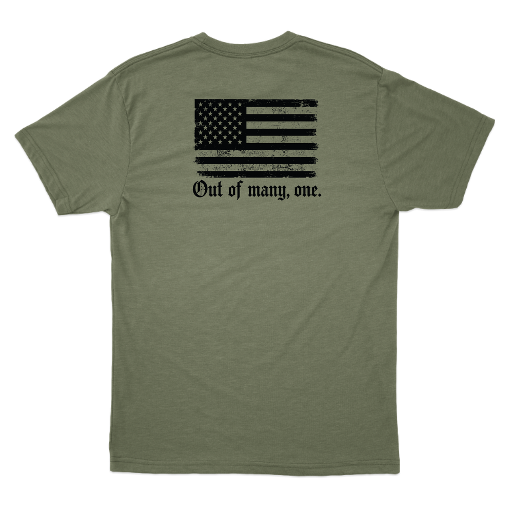 outofmany_one_tee_heathermilitarygreen_back.png