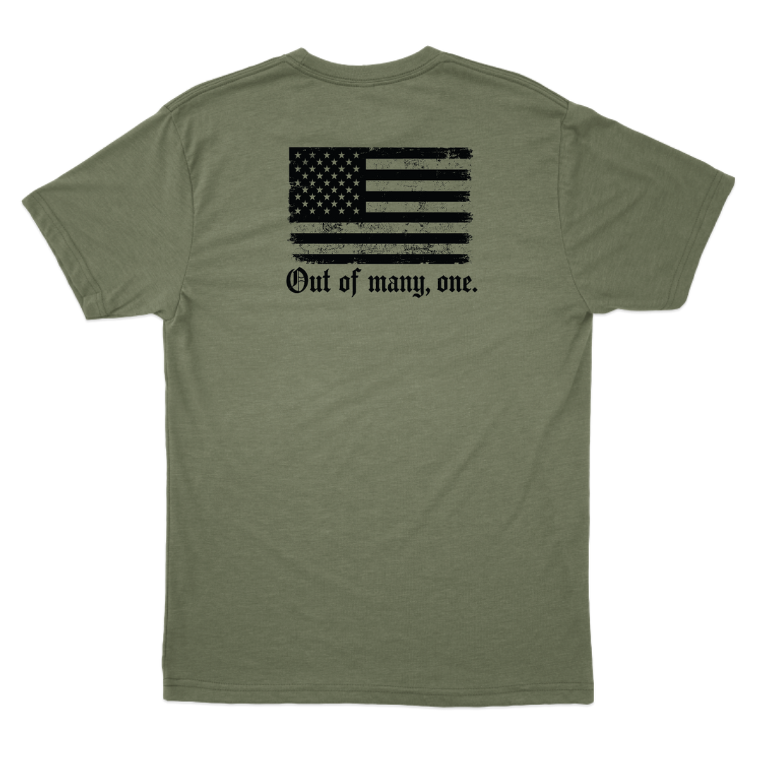 outofmany_one_tee_heathermilitarygreen_back.png