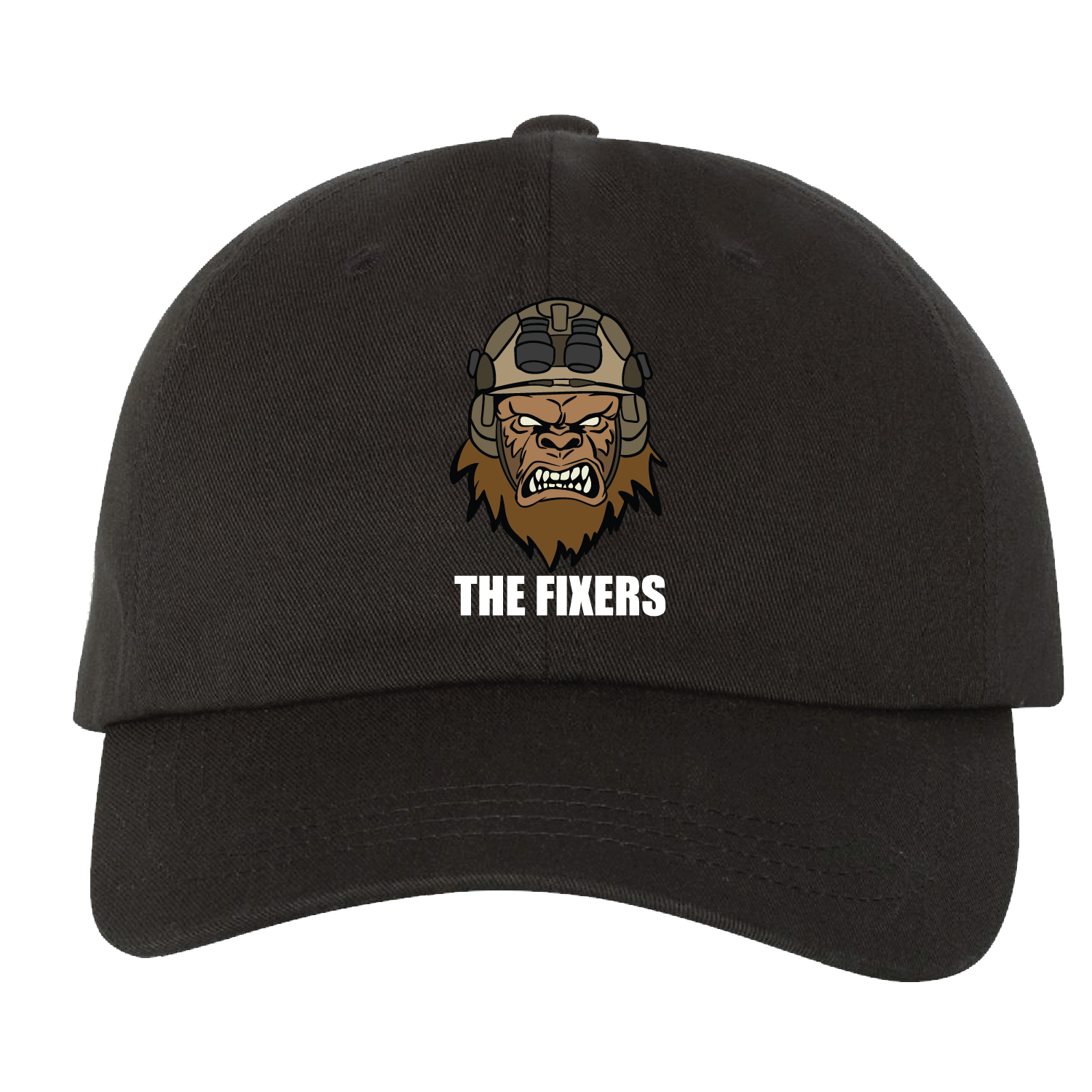pdmeuasgeneralatomicsthefixersembroidery_Dad Hat Black.png