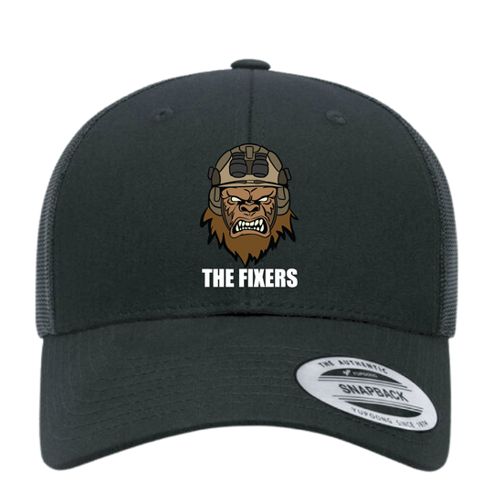 pdmeuasgeneralatomicsthefixersembroidery_Trucker Hat Black.png