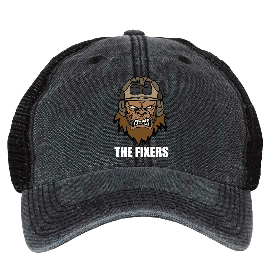 pdmeuasgeneralatomicsthefixersembroidery_Trucker Hat Grey.png