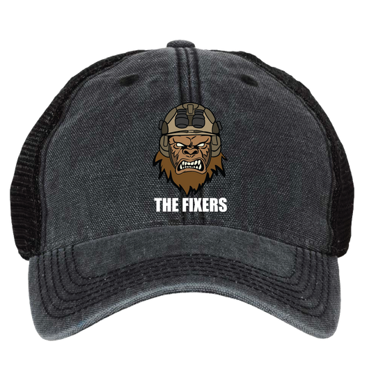 pdmeuasgeneralatomicsthefixersembroidery_Trucker Hat Grey.png