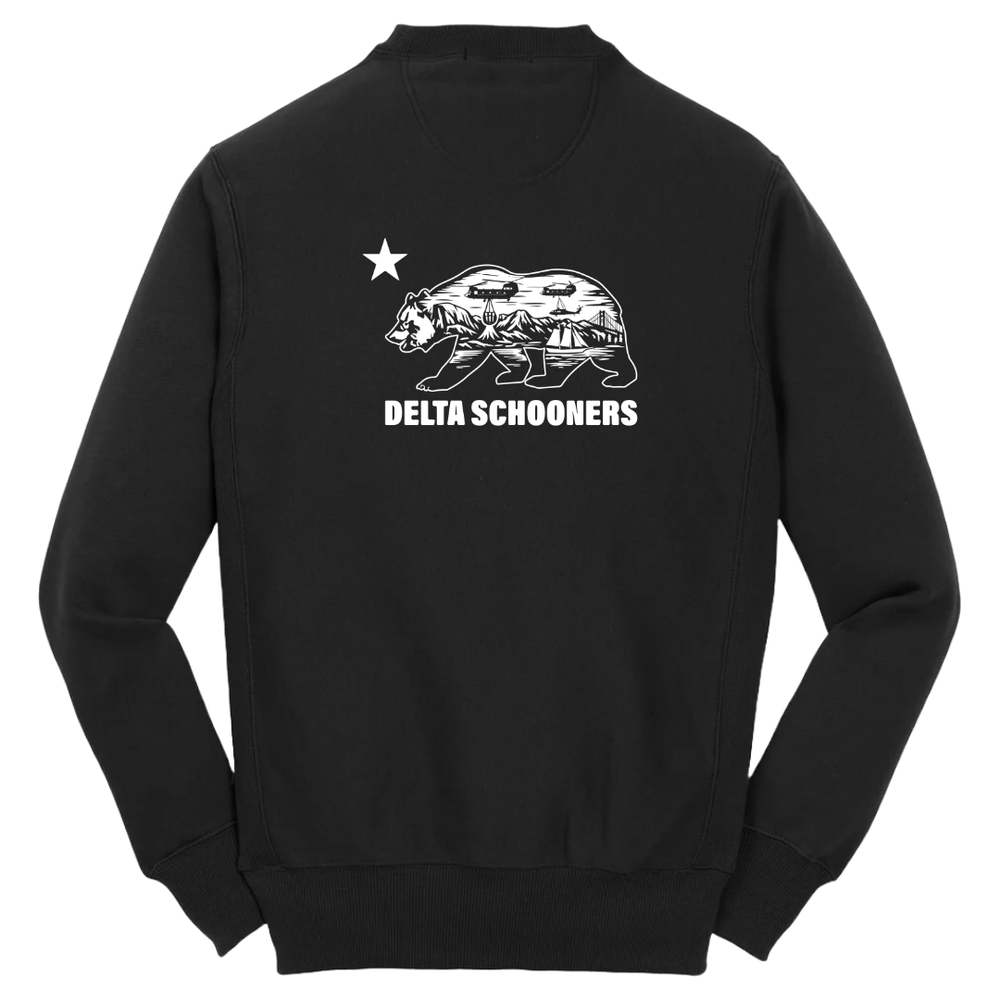 B Co, 1-126 AVN "Delta Schooners" V2 Subdued Heavyweight Crewneck Sweatshirt