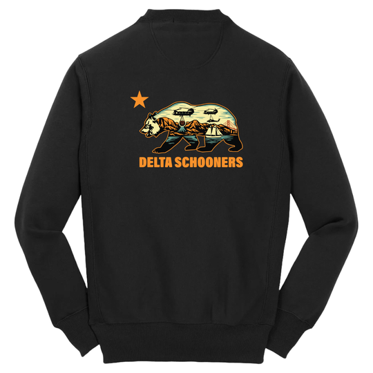 B Co, 1-126 AVN "Delta Schooners" V2 Heavyweight Crewneck Sweatshirt