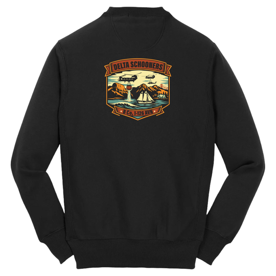 B Co, 1-126 AVN "Delta Schooners" Heavyweight Crewneck Sweatshirt