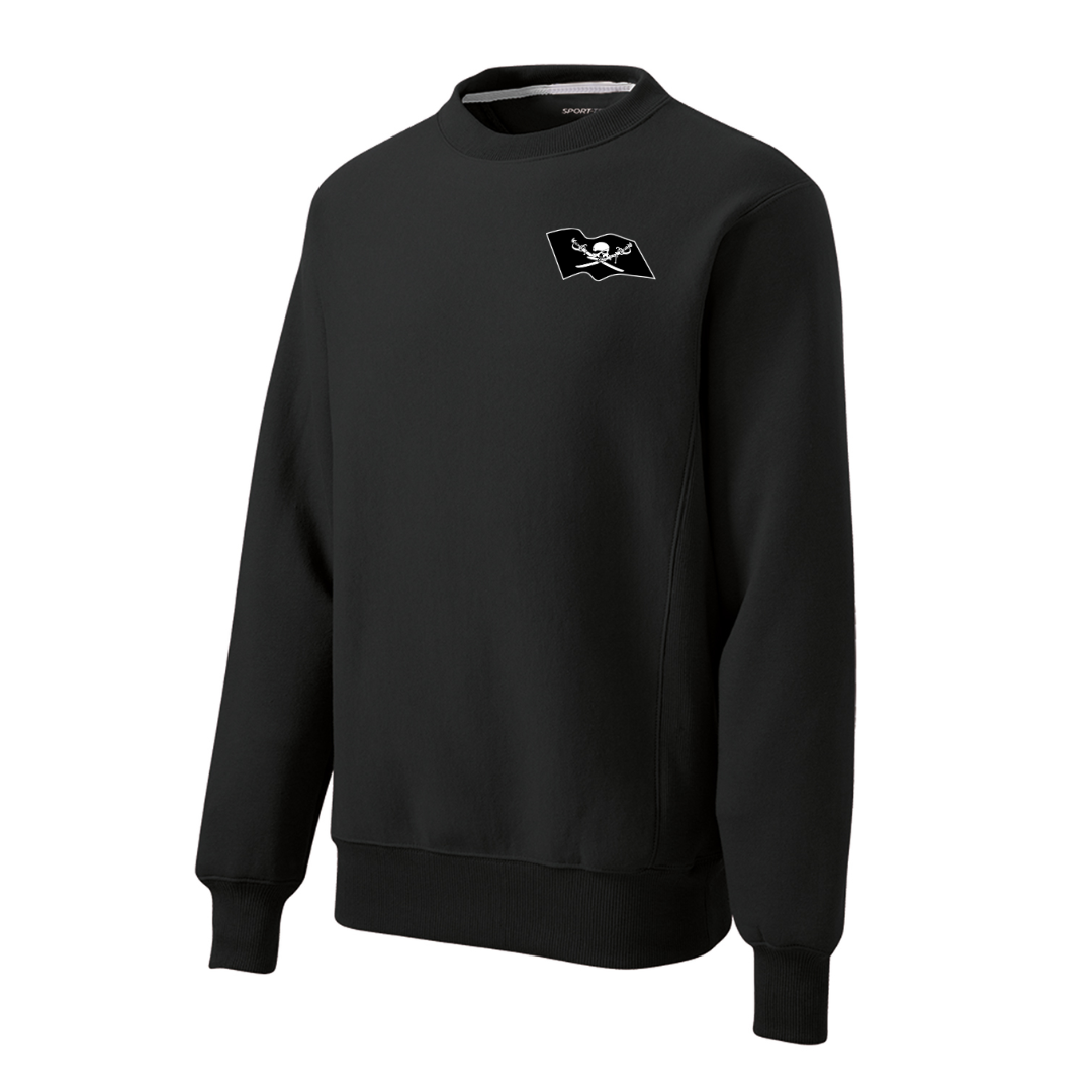 B Co, 2-160 "Bad Boyz" - Jolly Roger Embroidered Heavyweight Crewneck Sweatshirt