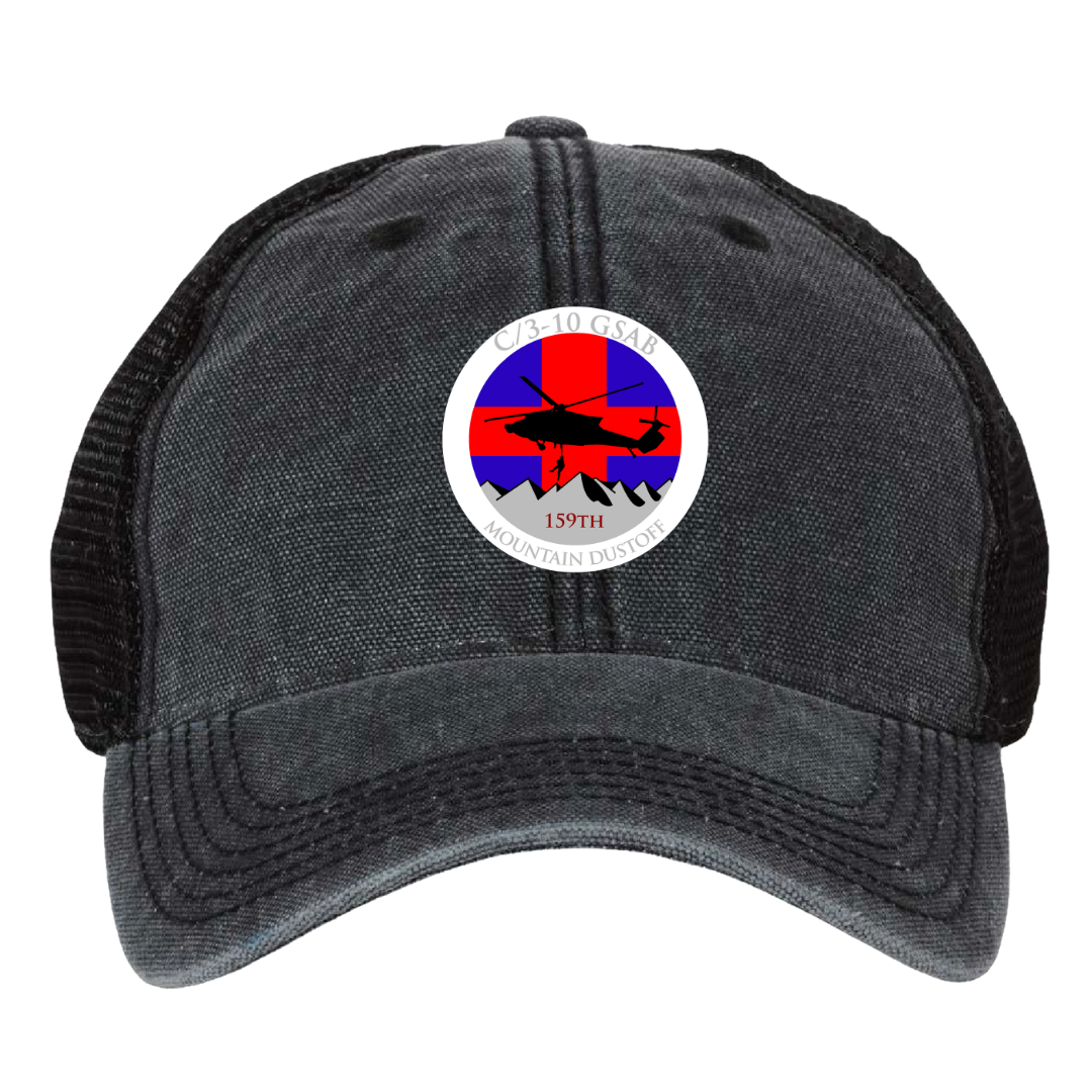 C Co, 3-10 GSAB Mountain Dustoff Embroidered Hats V2