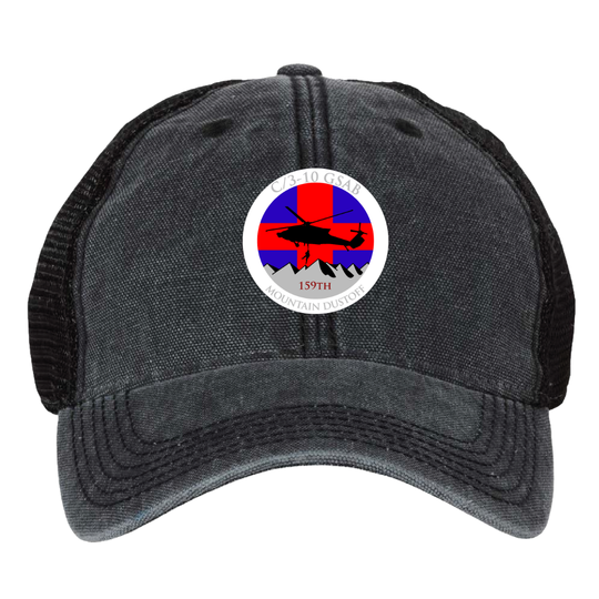 C Co, 3-10 GSAB Mountain Dustoff Embroidered Hats V2