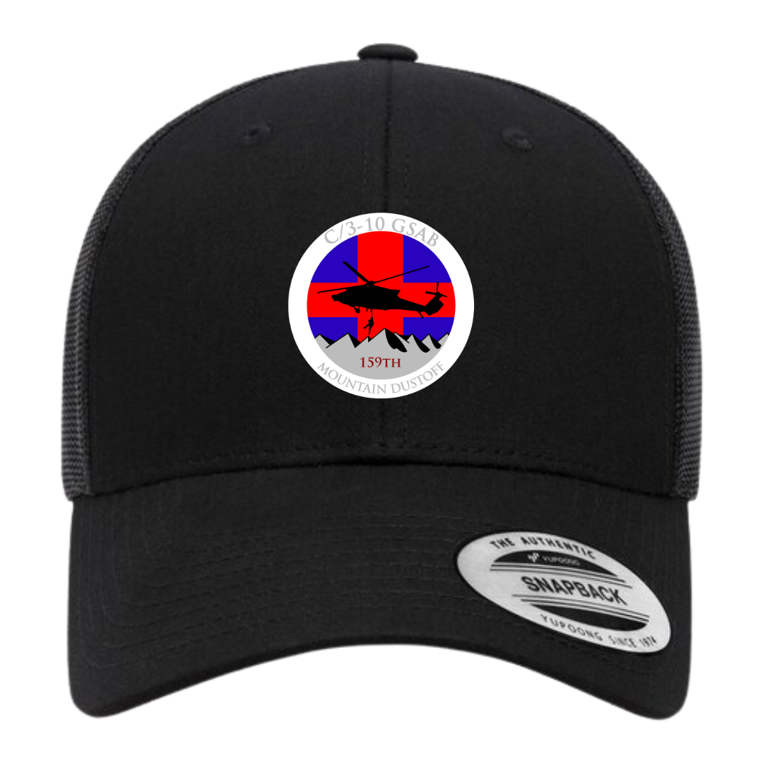 C Co, 3-10 GSAB Mountain Dustoff Embroidered Hats V2