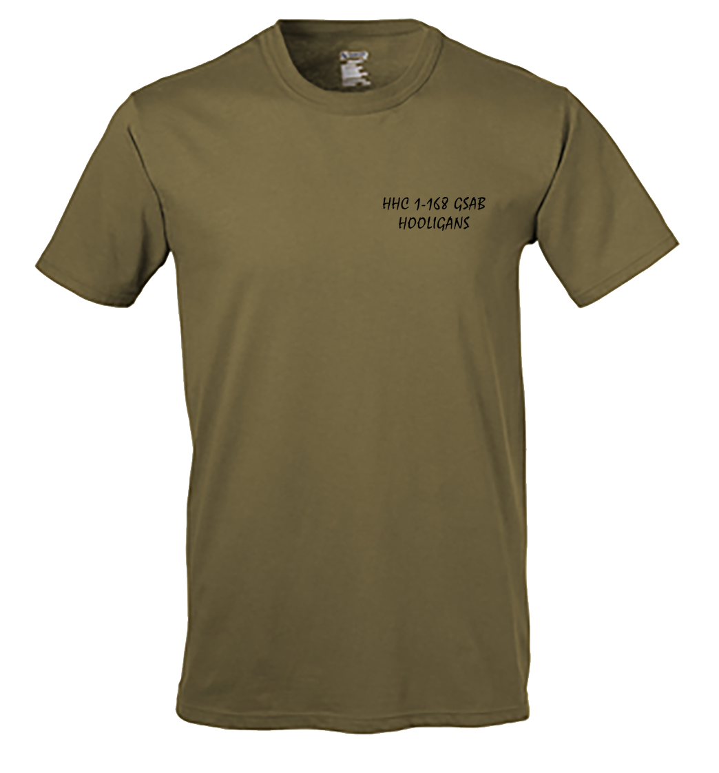 HHC 1-168 GSAB "Hooligans" Tan 499 T-Shirt
