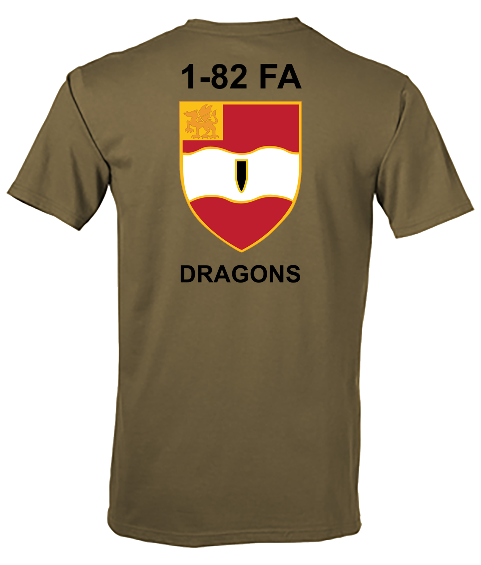 1-82 FA Dragons Tan 499 T-Shirt