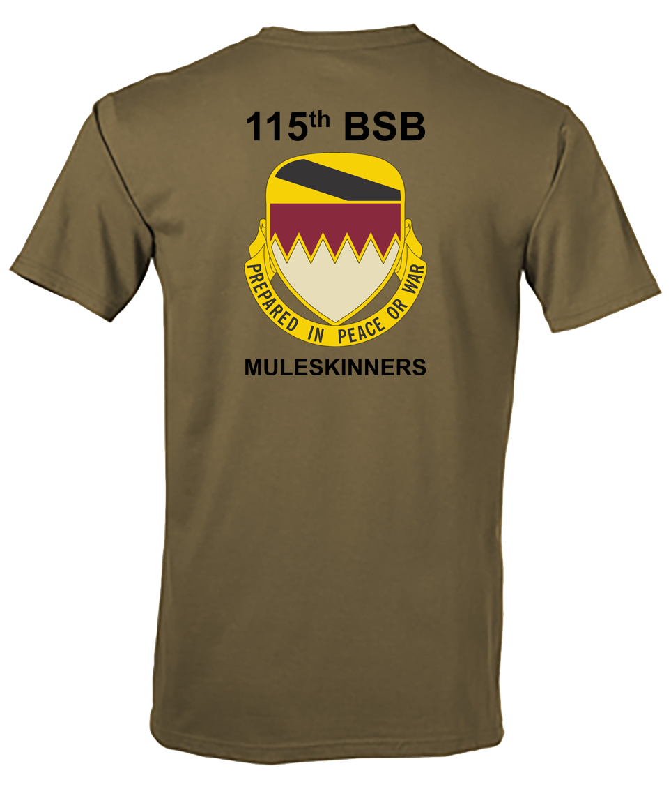 115 BSB Muleskinners Tan 499 T-Shirt