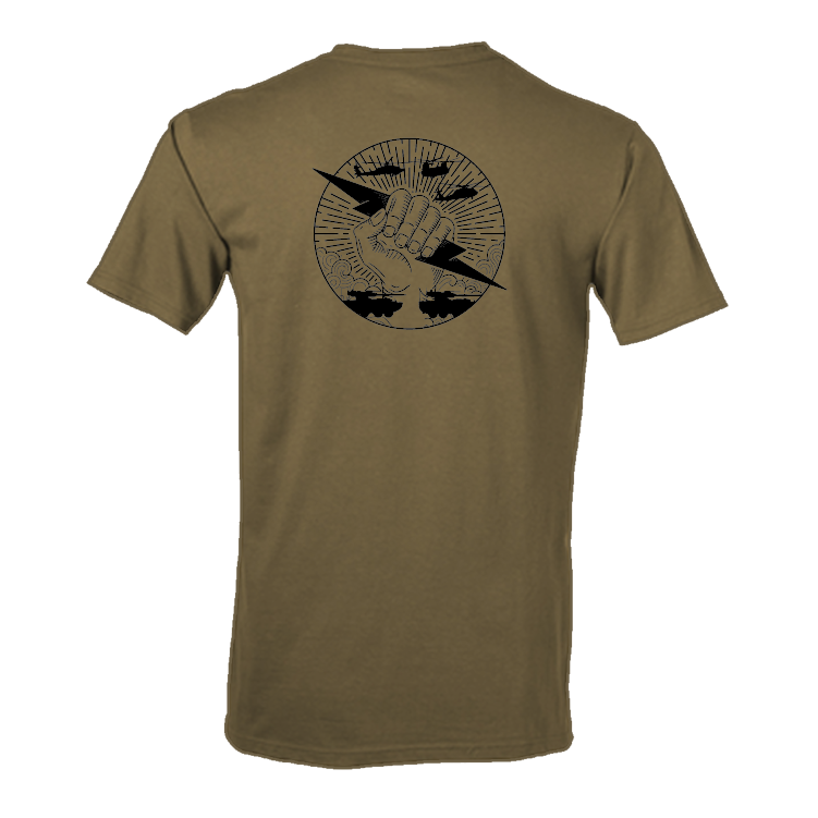 1st Combat Weather Squadron Tan 499 T-Shirt