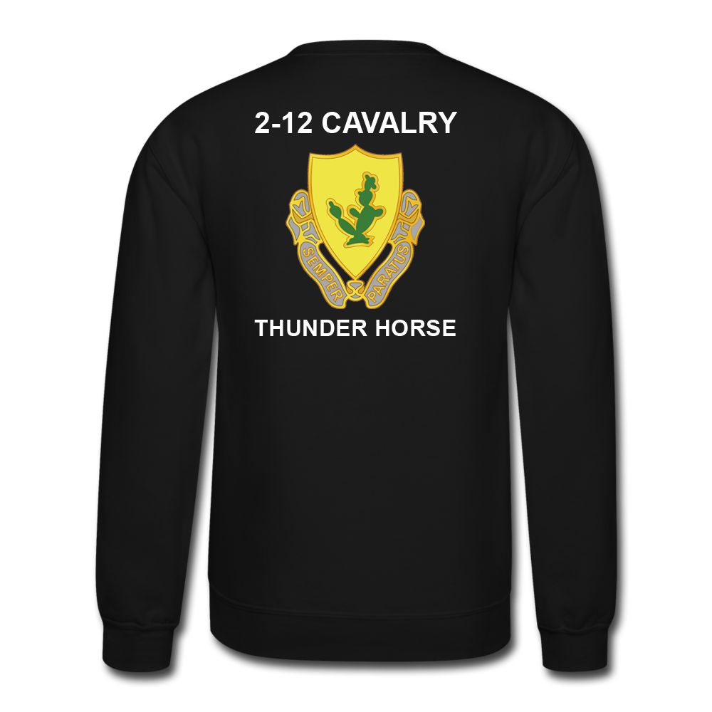 2-12 Cavalry Thunder Horse Crewneck Sweatshirt