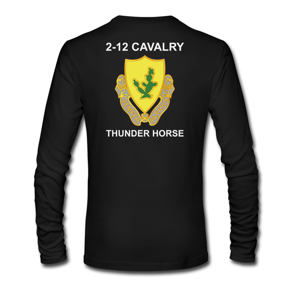 2-12 Cavalry Thunder Horse Long Sleeve T-Shirt