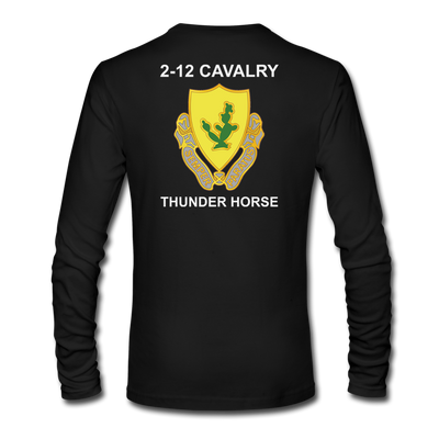 2-12 Cavalry Thunder Horse Long Sleeve T-Shirt