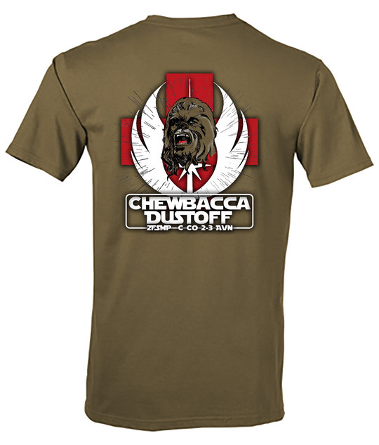 Chewbacca Dustoff Flight Approved T-Shirt