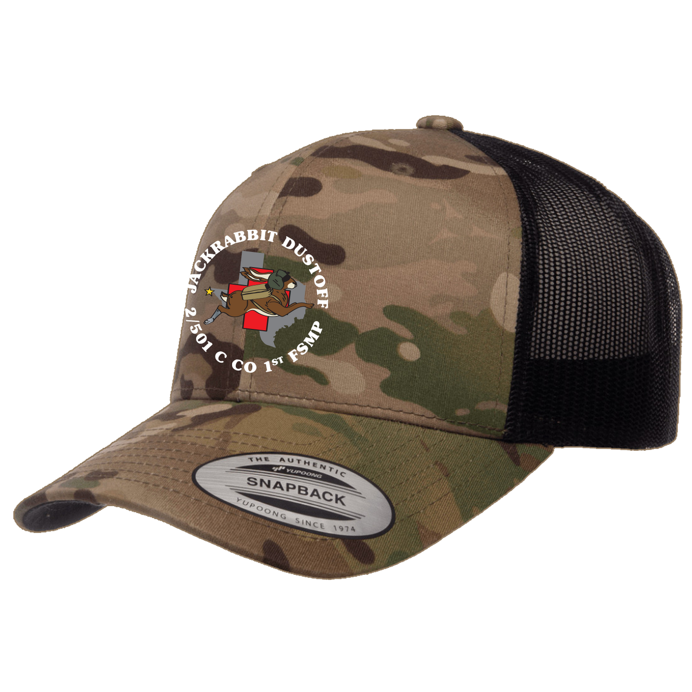 1 FSMP, C Co, 2-501 Jackrabbit Dustoff Embroidered Hats