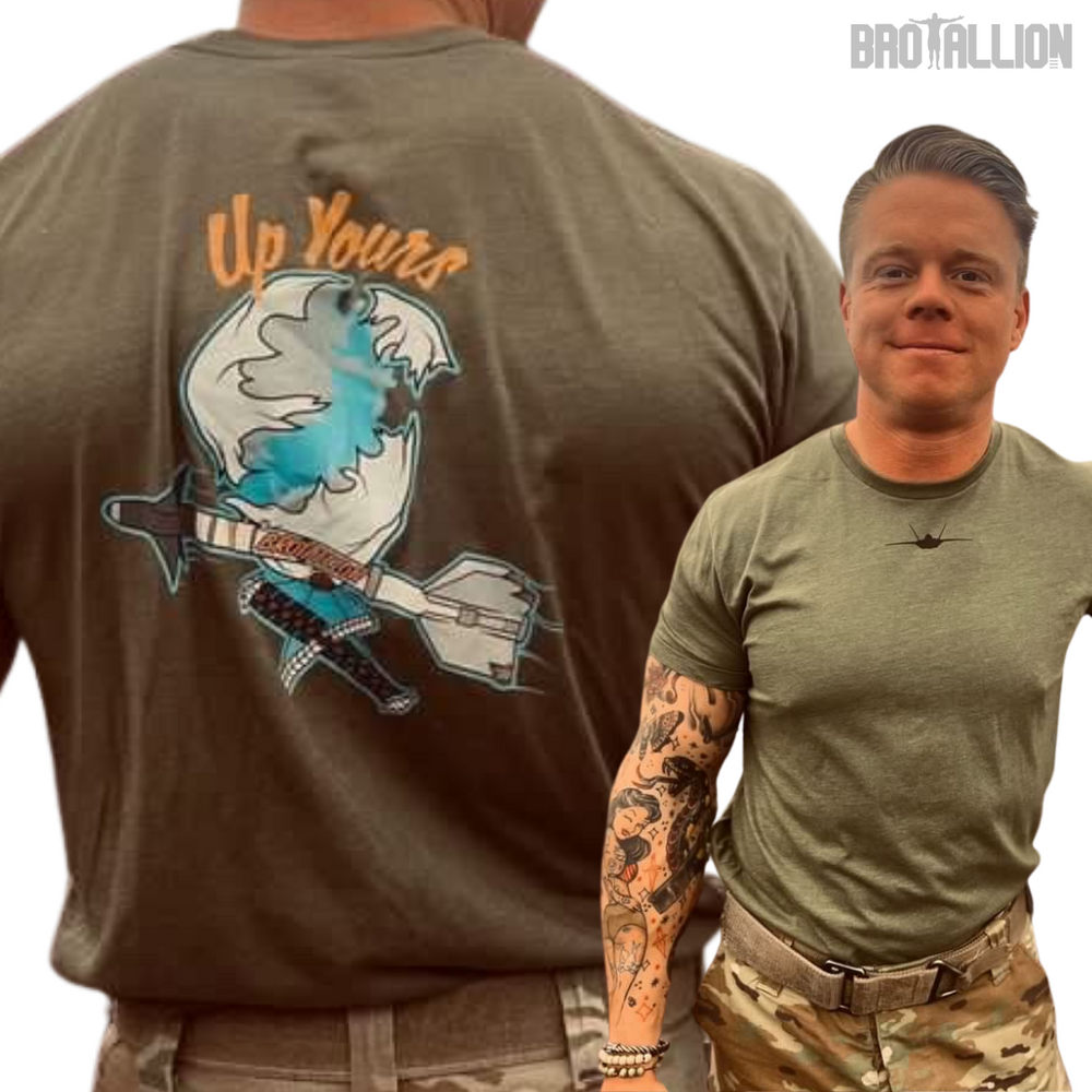 "Up Yours" F-22 Balloon Games T-Shirt