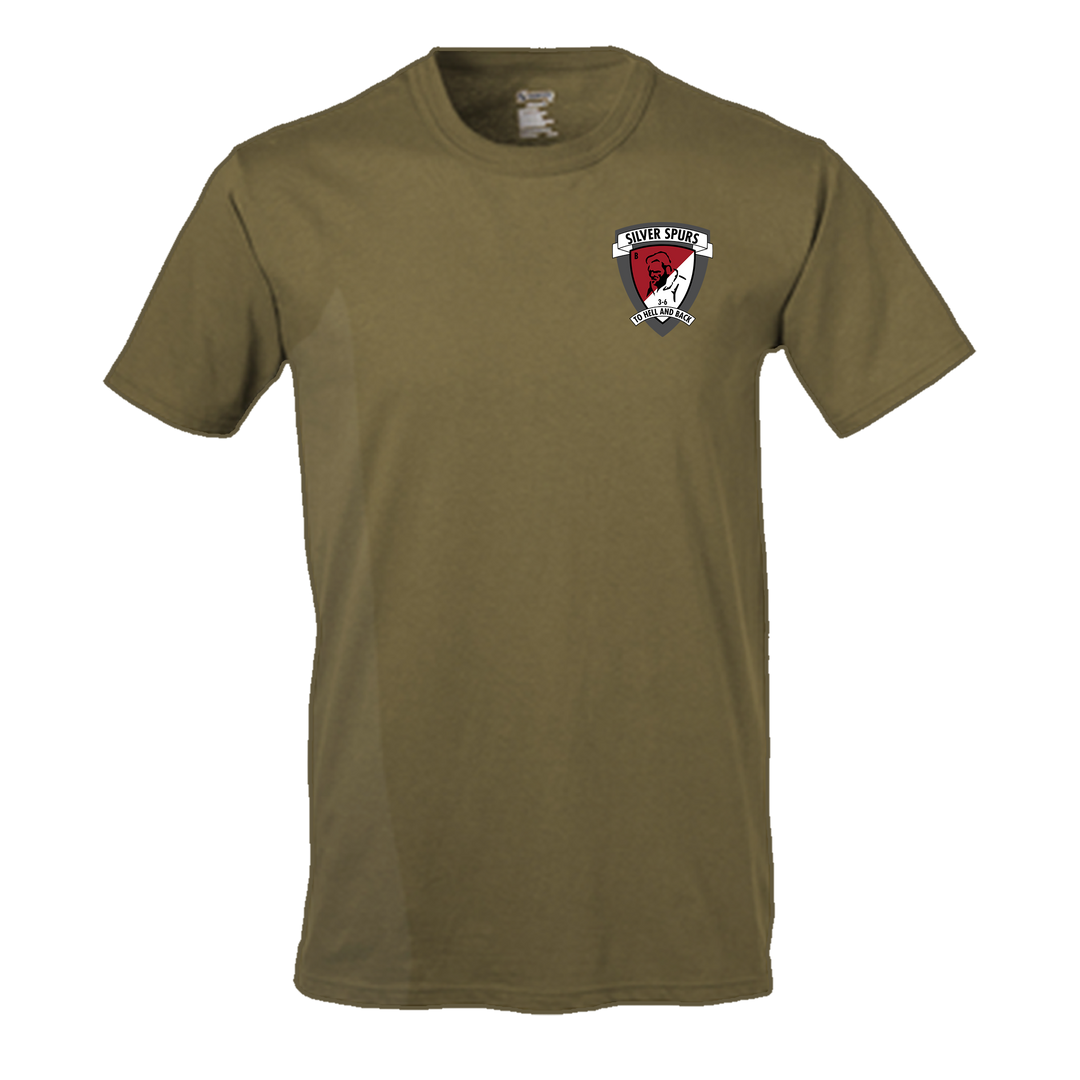 B Troop, 3-6 Silver Spurs Flight Approved T-Shirt