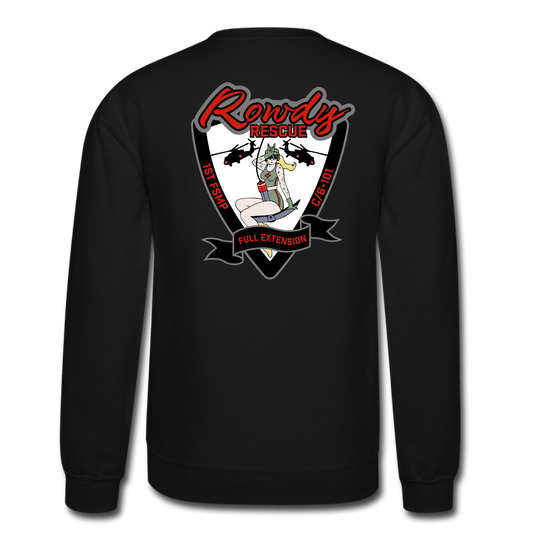 Legacy 1 FSMP, C Co, 6-101 Rowdy Rescue Crewneck Sweatshirt