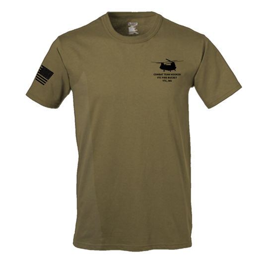 Combat Team Hooker Fire Bucket Flight Approved T-Shirt Legacy