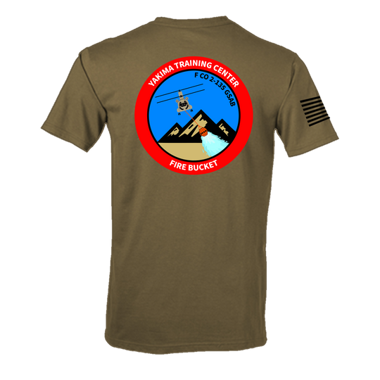 Combat Team Hooker Fire Bucket Flight Approved T-Shirt Legacy