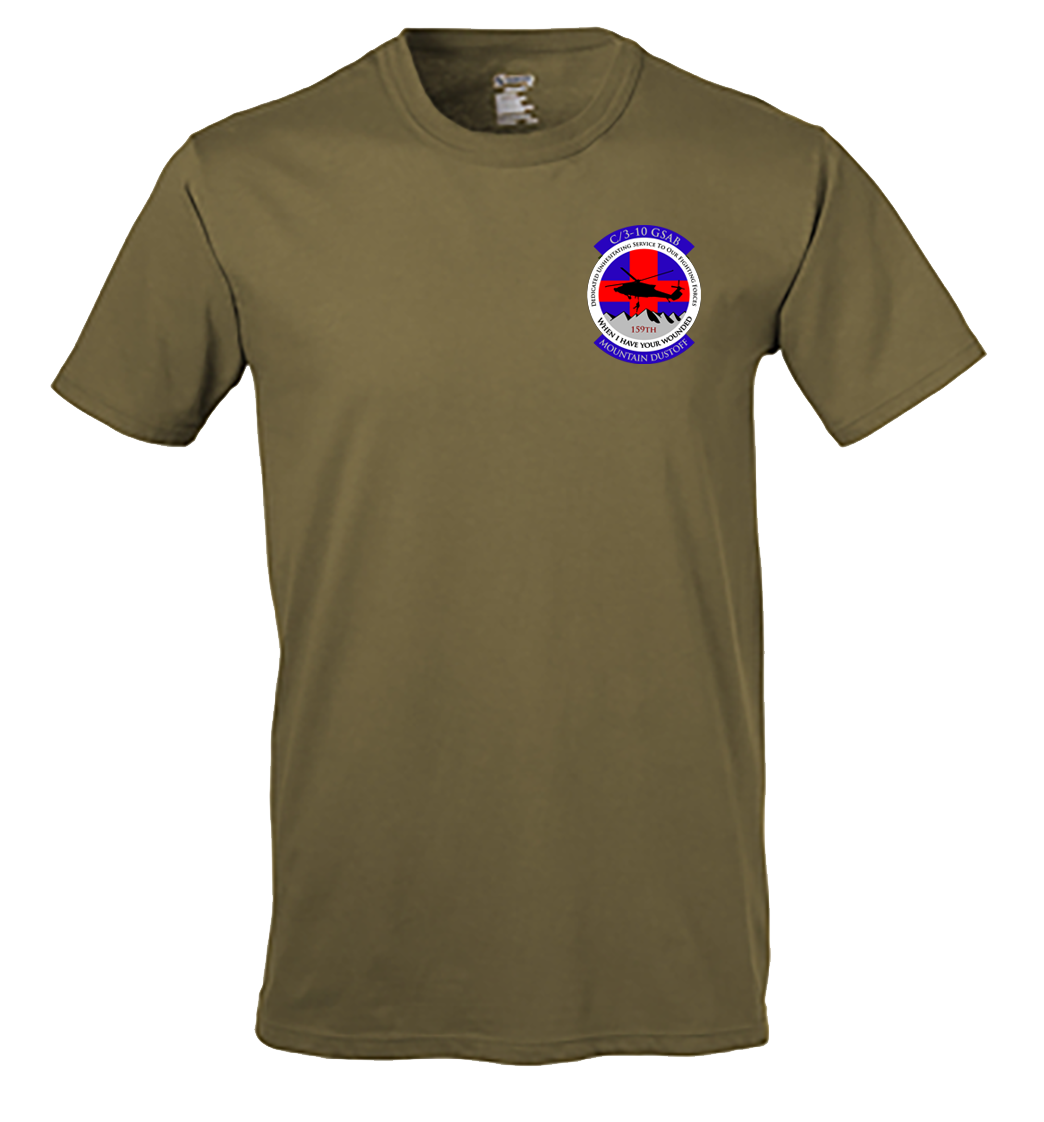 C Co, 3-10 GSAB Mountain Dustoff v2 Flight Approved T-Shirt
