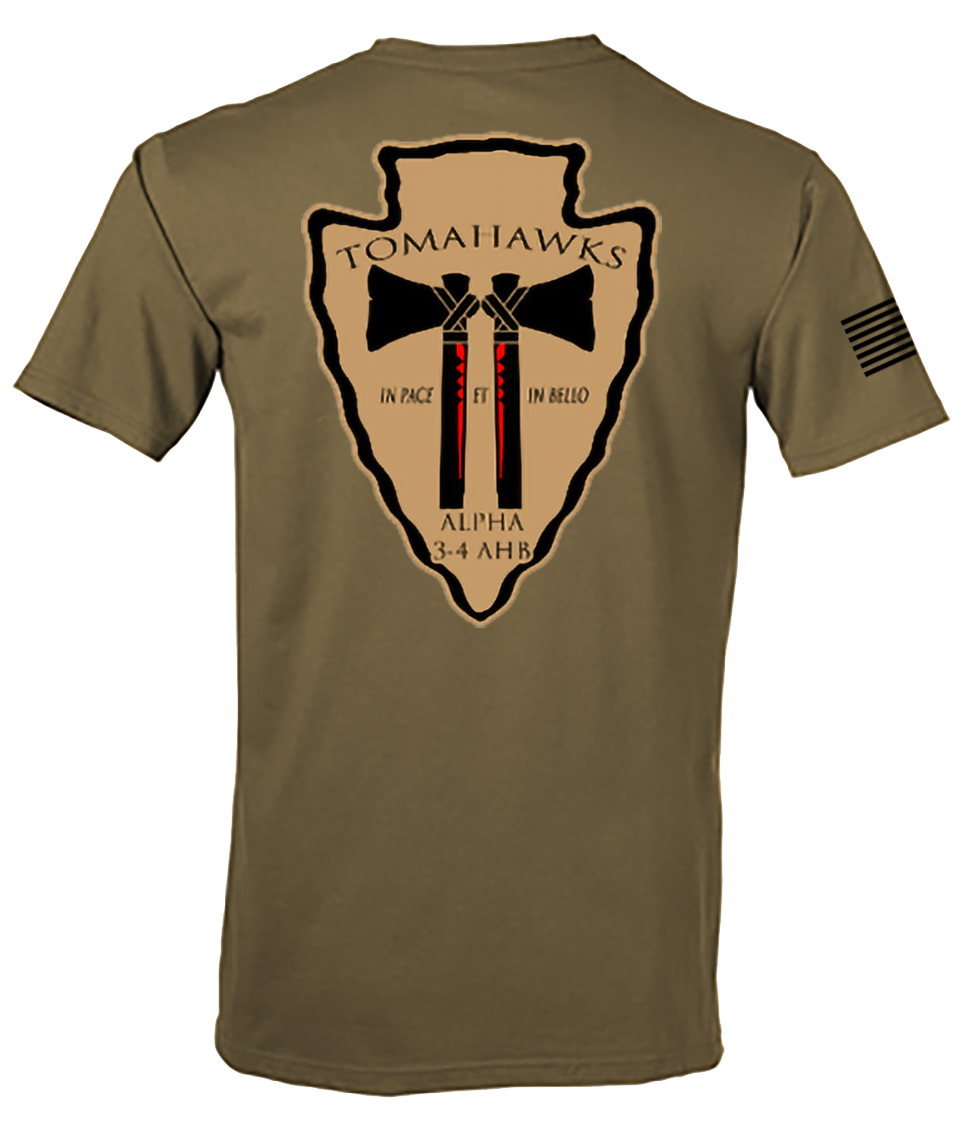 A Co, 3-4 AHB Tomahawks Flight Approved T-Shirt