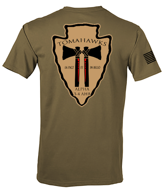 A Co, 3-4 AHB Tomahawks Flight Approved T-Shirt