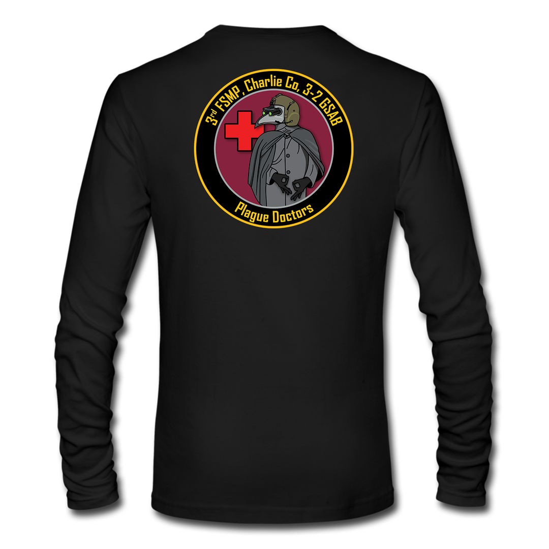 3 FSMP, C Co, 3-2 GSAB Plague Docs Long Sleeve T-Shirt