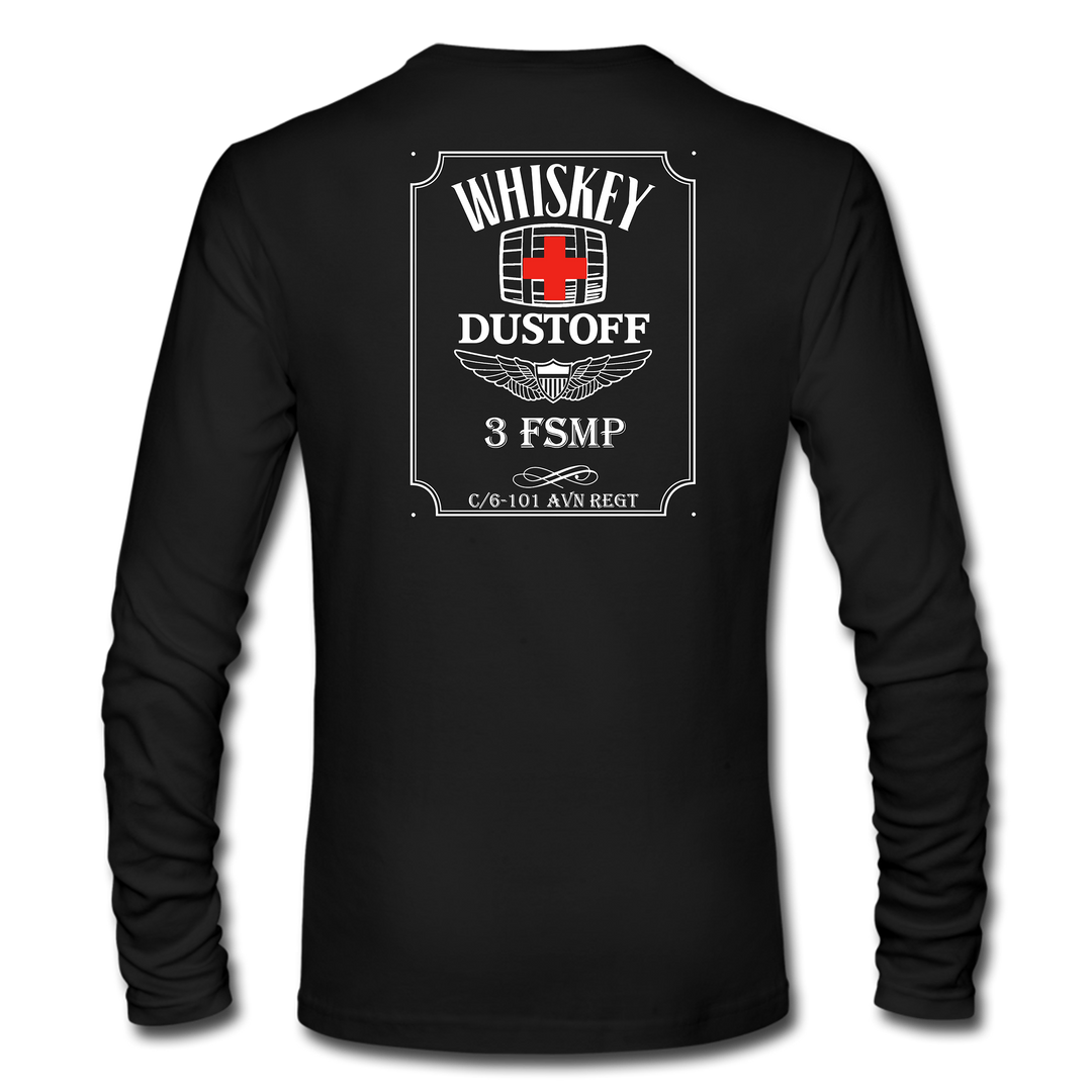 3 FSMP, C Co, 6-101 Whiskey Dustoff Long Sleeve T-Shirt