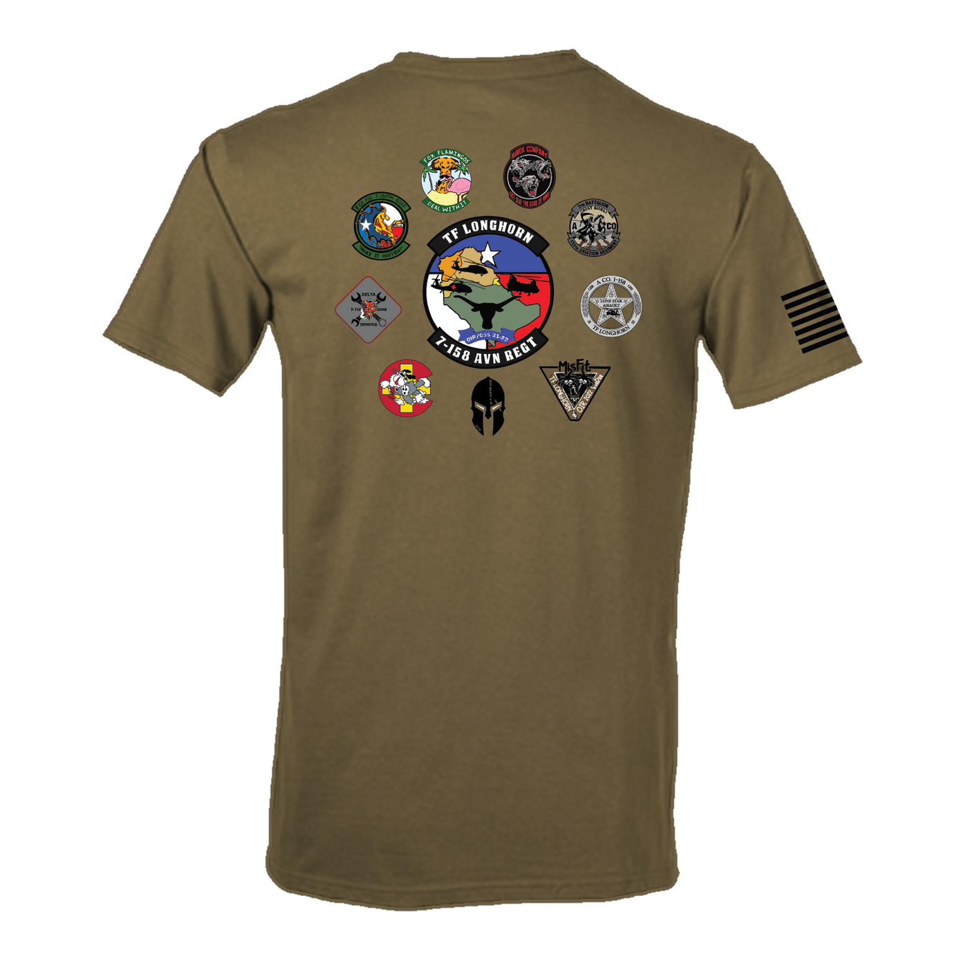7-158 TF Longhorn Flight Approved T-Shirt