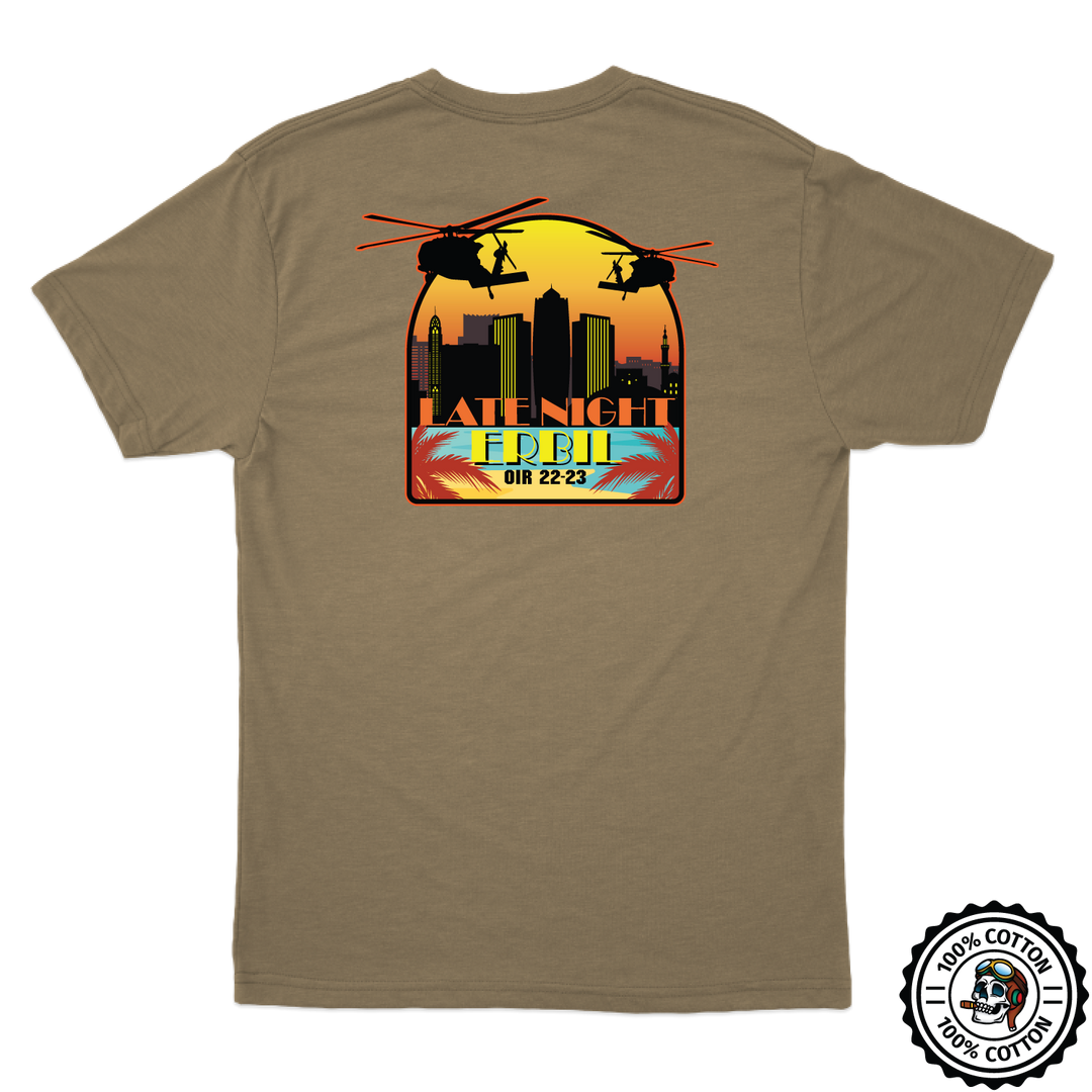 A Co, 3-142 AHB "Late Night" OIR 22-23 Tan 499 T-Shirt V2