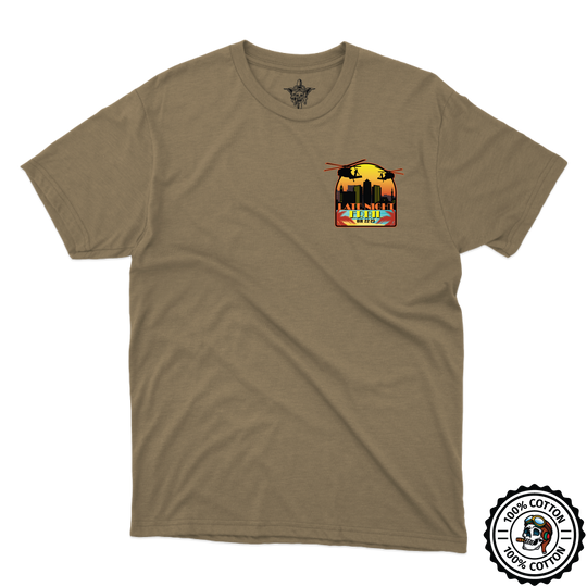 A Co, 3-142 AHB "Late Night" OIR 22-23 Tan 499 T-Shirt V2