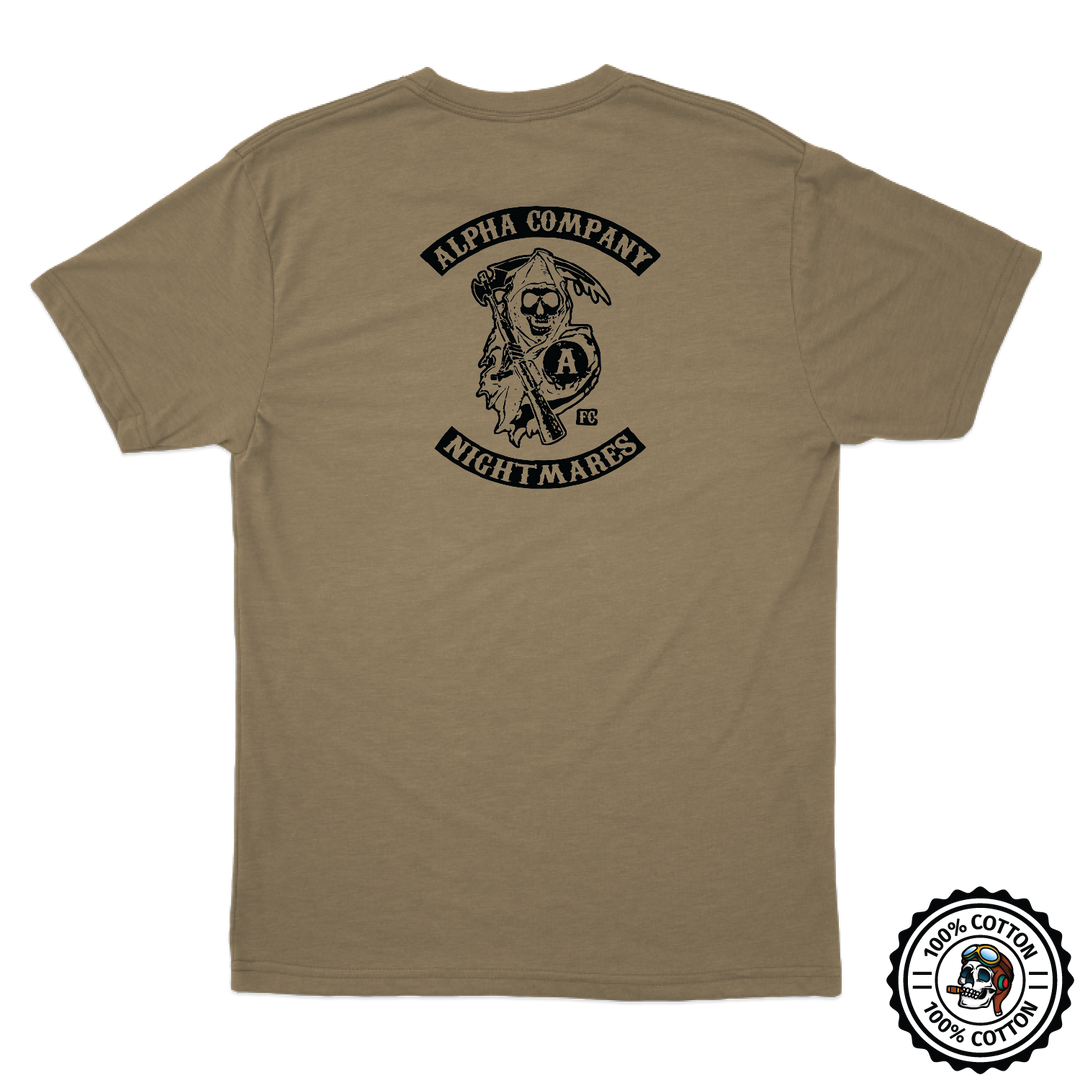 A Co, 1-151 AB "Nightmare" Tan 499 T-Shirt V2