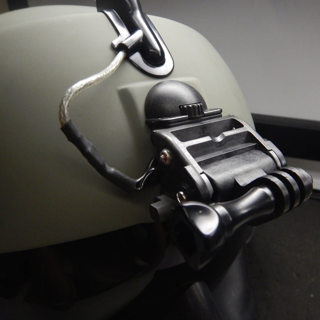 gopro helmet mounting bracket for icon air flight helmet HGU ANVIS GoPro Mount – Brotallion LLC