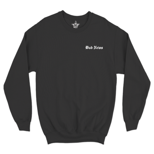 B Co, 1-25 AB “Bad News” Crewneck Sweatshirt