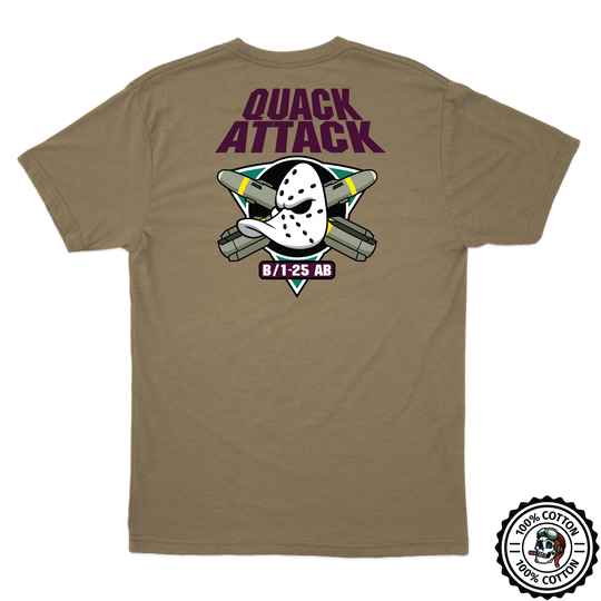 B Co, 1-25 AB Quack Attack Tan 499 T-Shirt