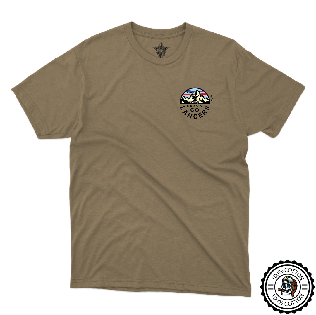 B Co, 5-101 AHB "Lancers" Tan 499 T-Shirt