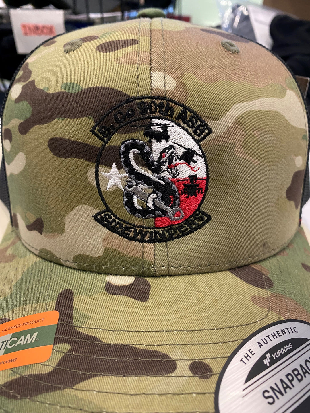 B Co, 90th ASB Sidewinders Embroidered Hats
