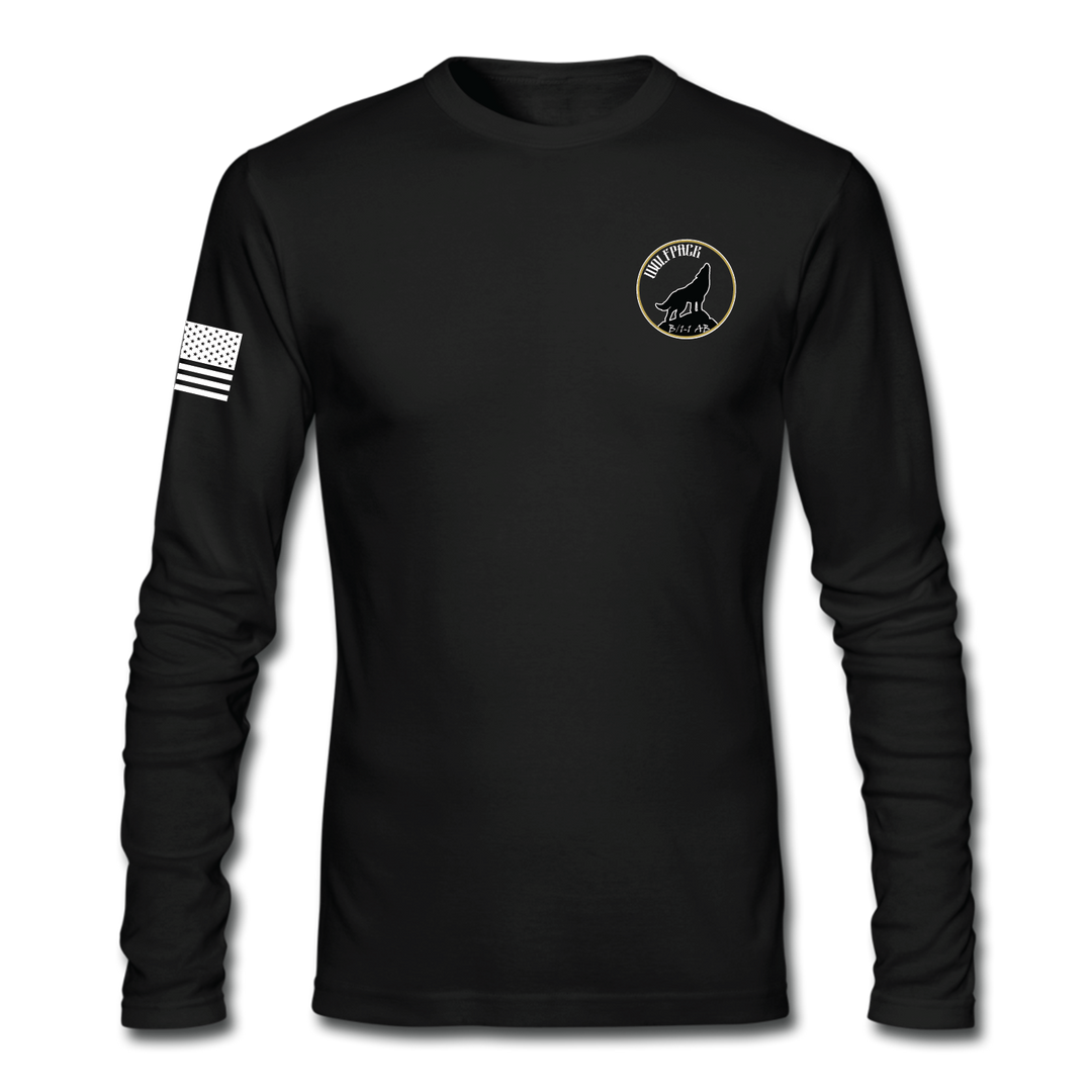 B Co, 1-1 AB "Wolfpack" Long Sleeve T-Shirt