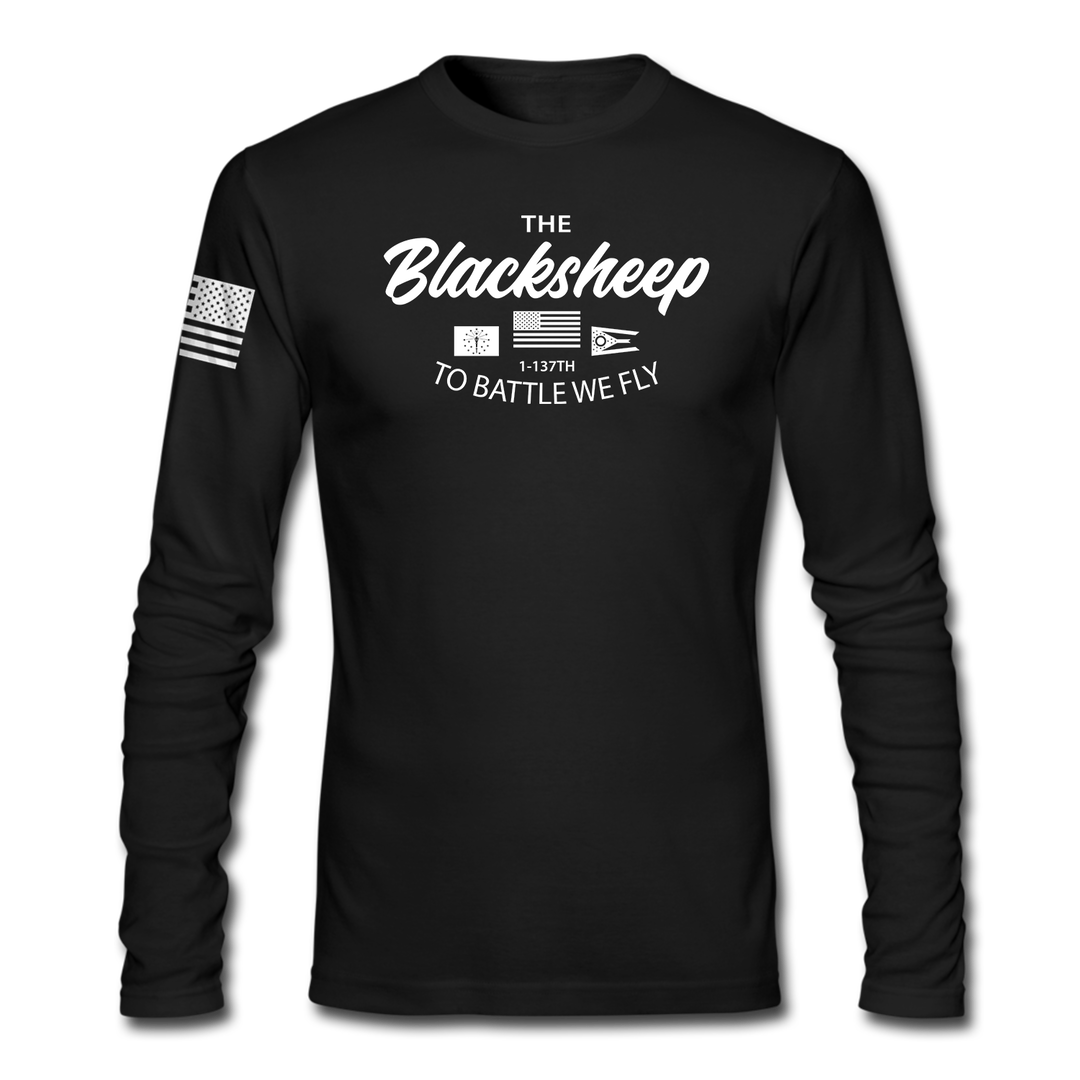 C Co, 1-137 AVN "Black Sheep" Long Sleeve T-Shirt