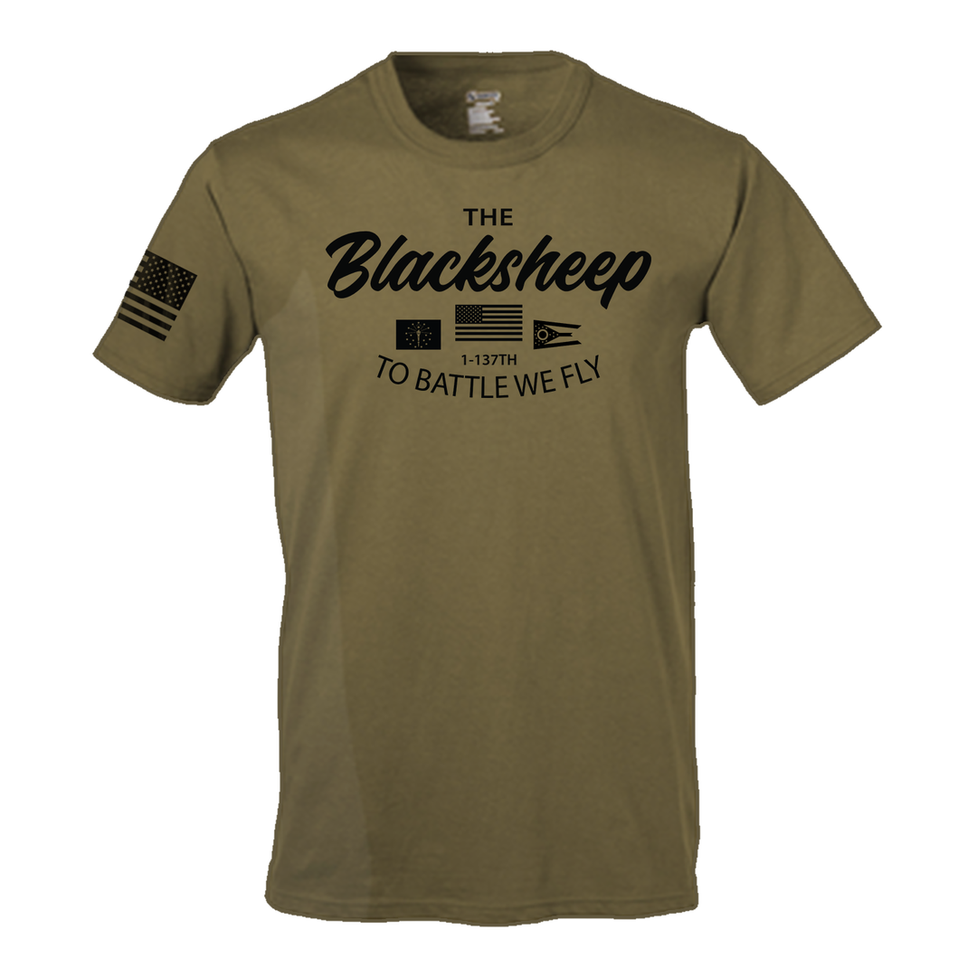 C Co, 1-137 AVN "Black Sheep" Flight Approved T-Shirt