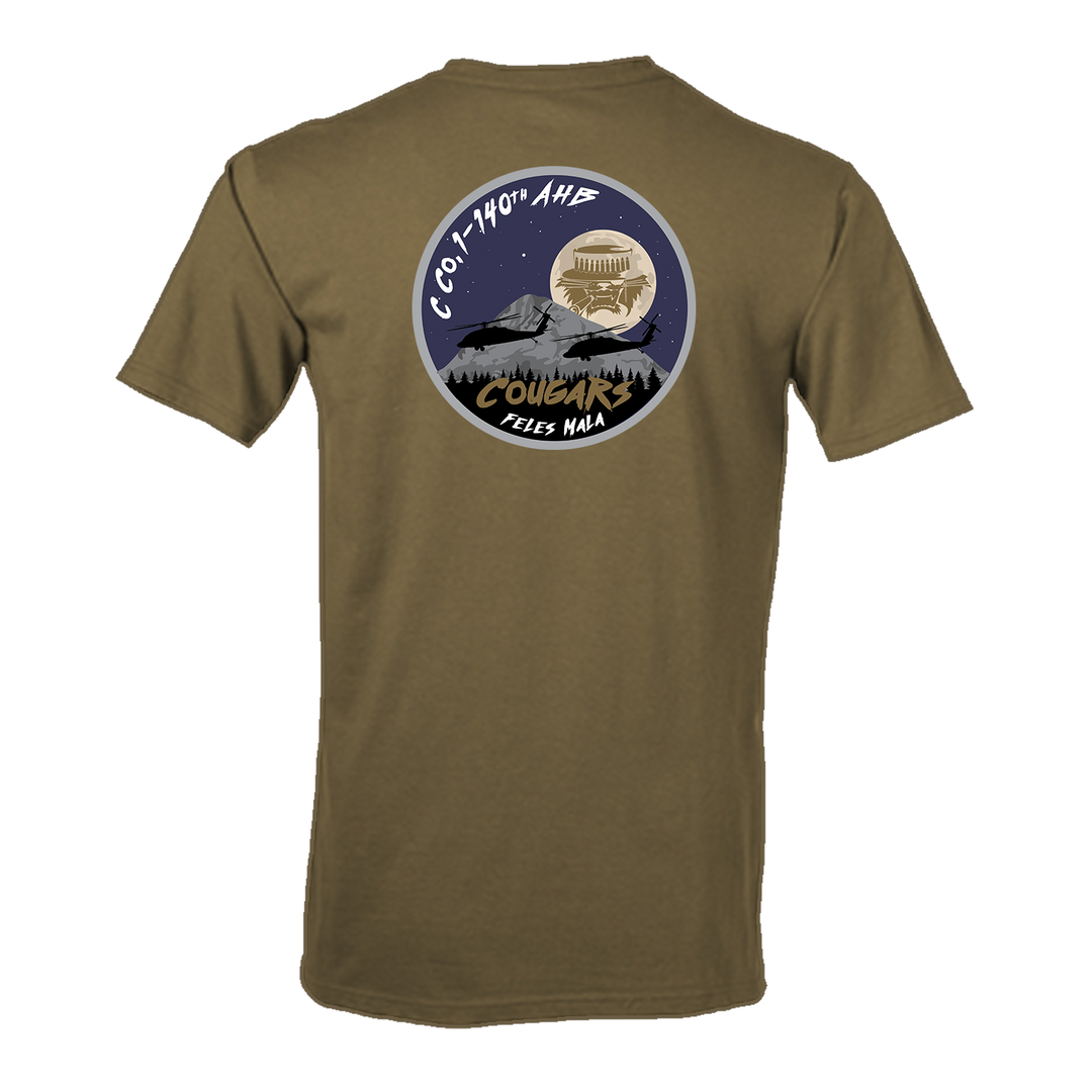 C Co, 1-140th Cougars Flight Approved T-Shirt
